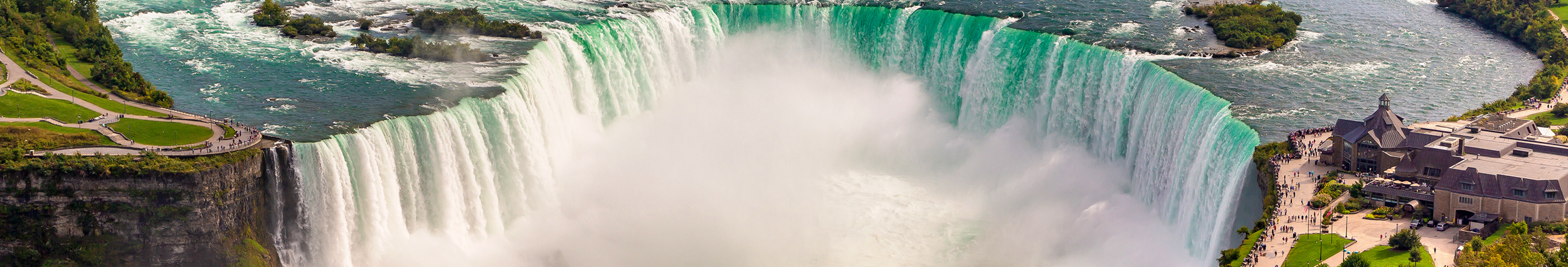 Niagara Falls, NY birds eye view